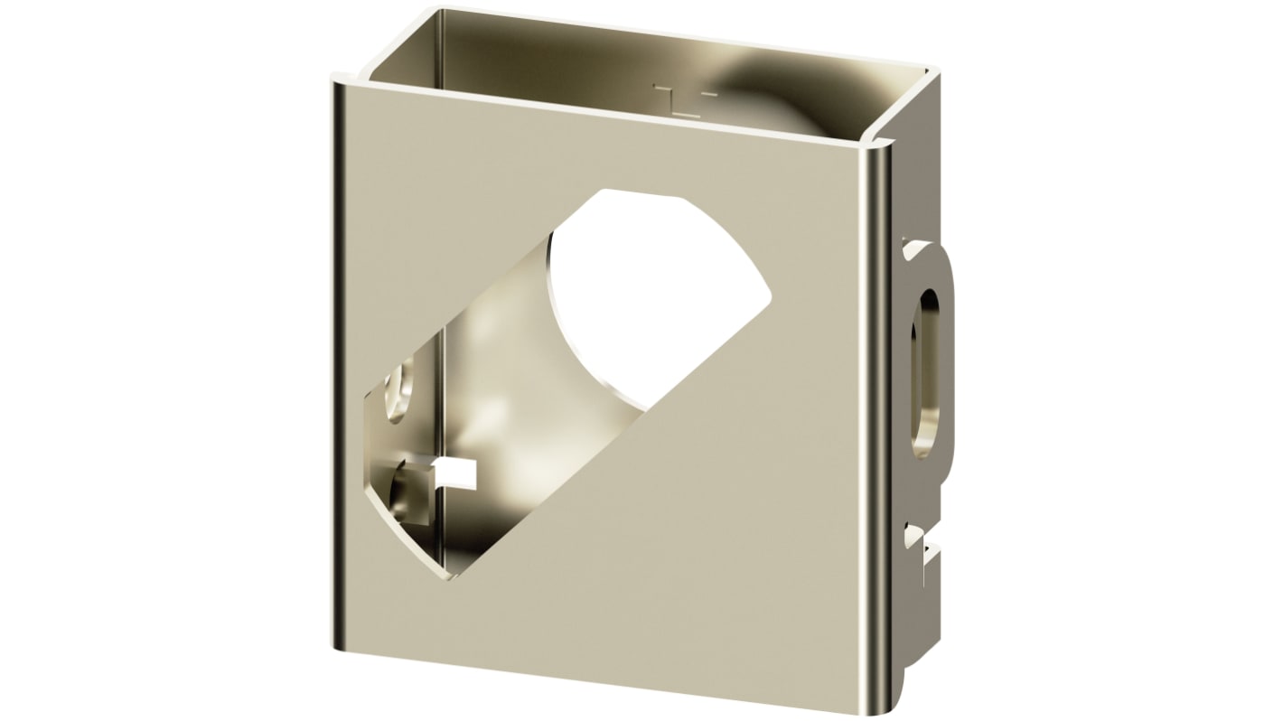 Dispositivo di bloccaggio Siemens 3SU1950-0DS80-0AA0, installazione snap-on, protezione IP, resistente a polvere e oli.