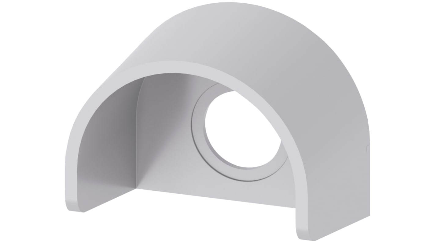 Collare protettivo Siemens 3SU1900-0DY80-0AA0 per dispositivi di segnalazione, resistente a polvere e oli, installazione snap-on.