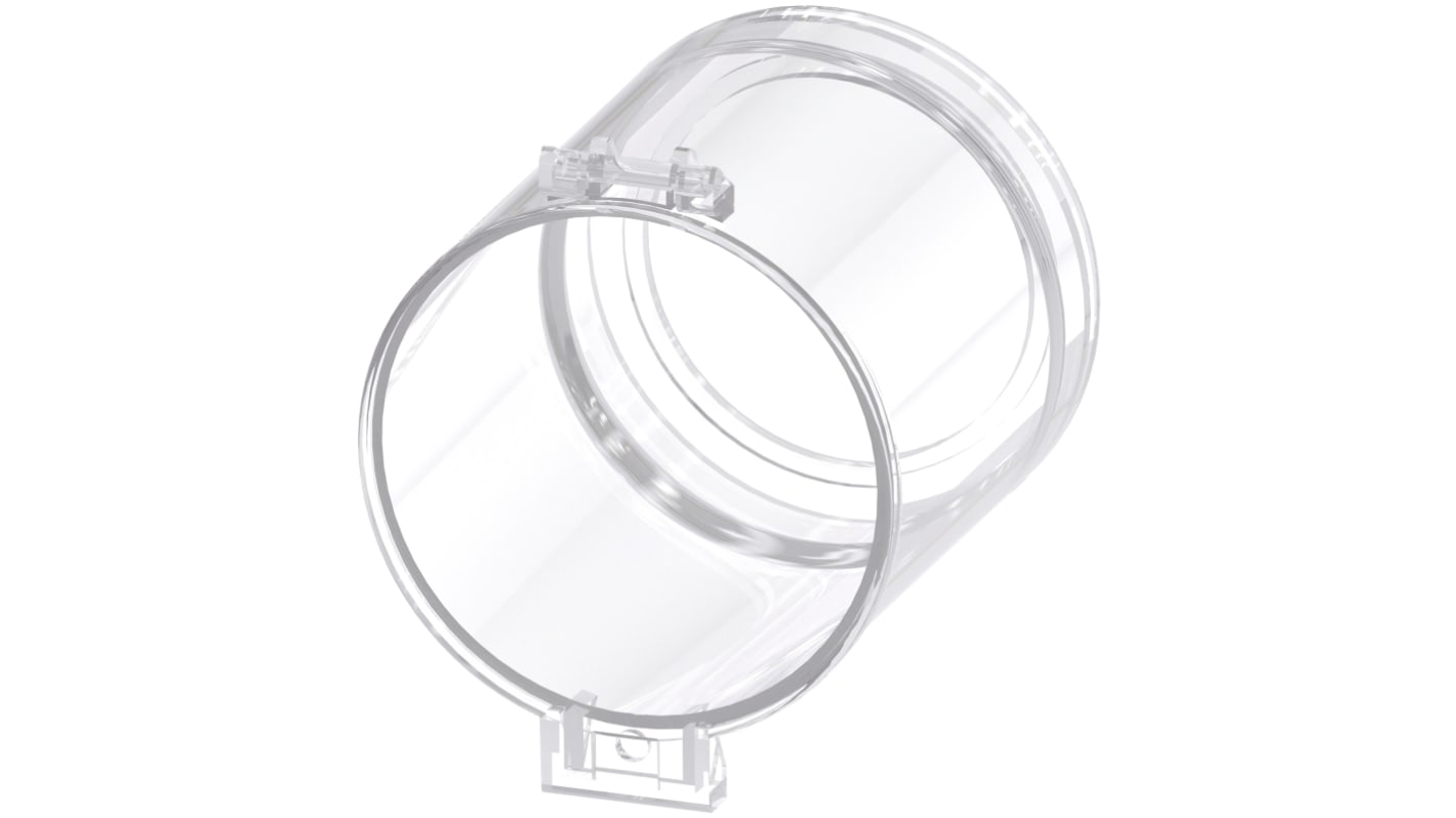 Coperchio pulsante Siemens 3SU1900-0EL70-0AA0, design snap-on, resistente a polvere e oli, per dispositivi di segnalazione.