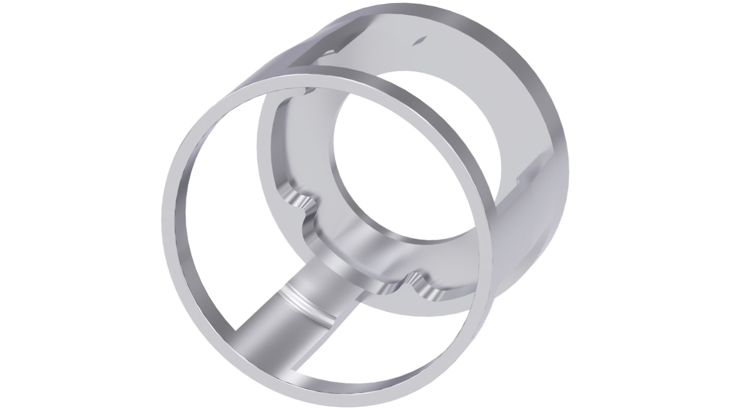 Collare protettivo a 360° Siemens 3SU1950-0DL80-0AA0, in metallo e plastica, design snap-on per installazione rapida.