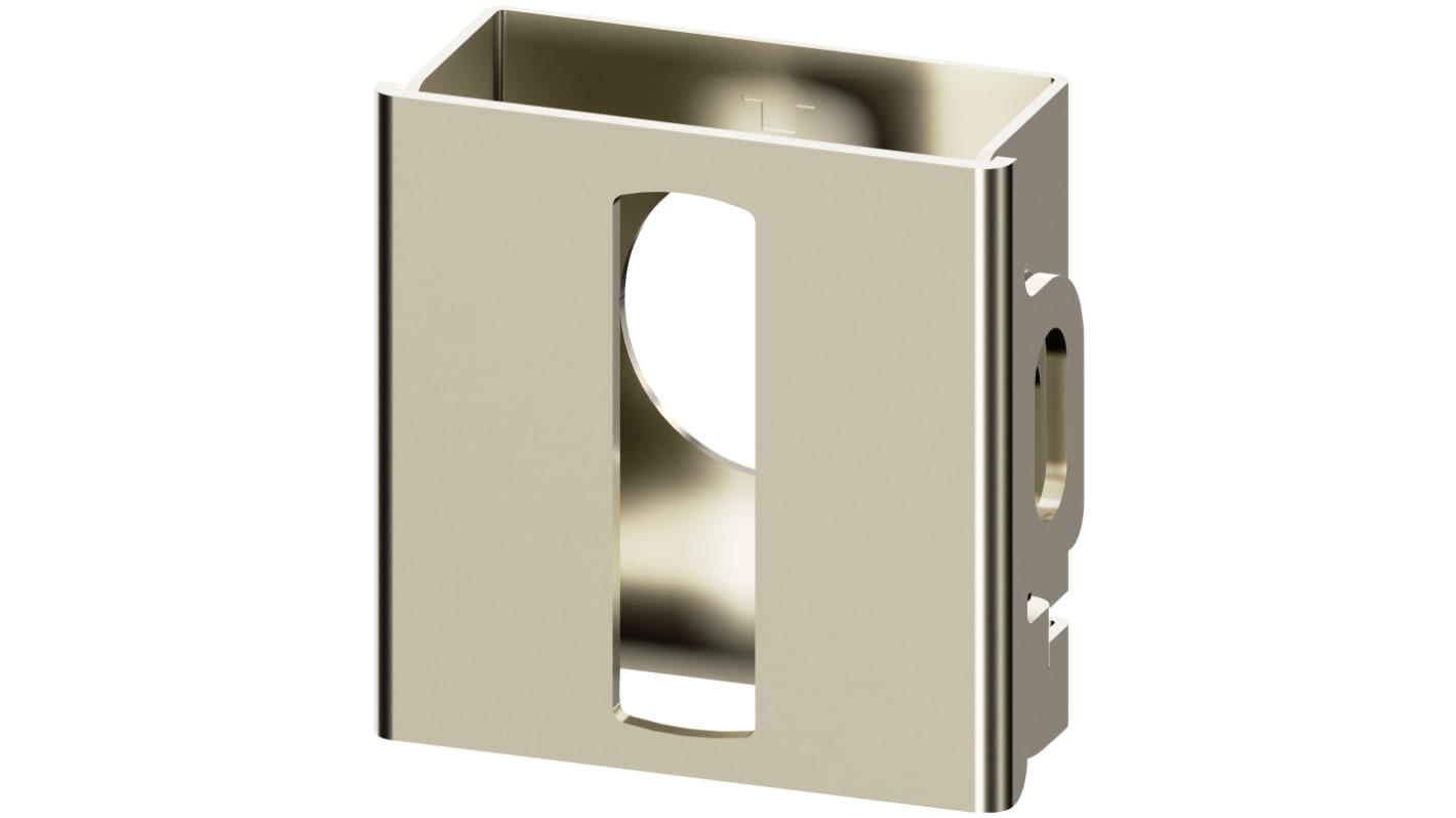 Dispositivo di bloccaggio Siemens 3SU1950-0DR80-0AA0, robusto, installazione snap-on, resistente a polvere e oli.