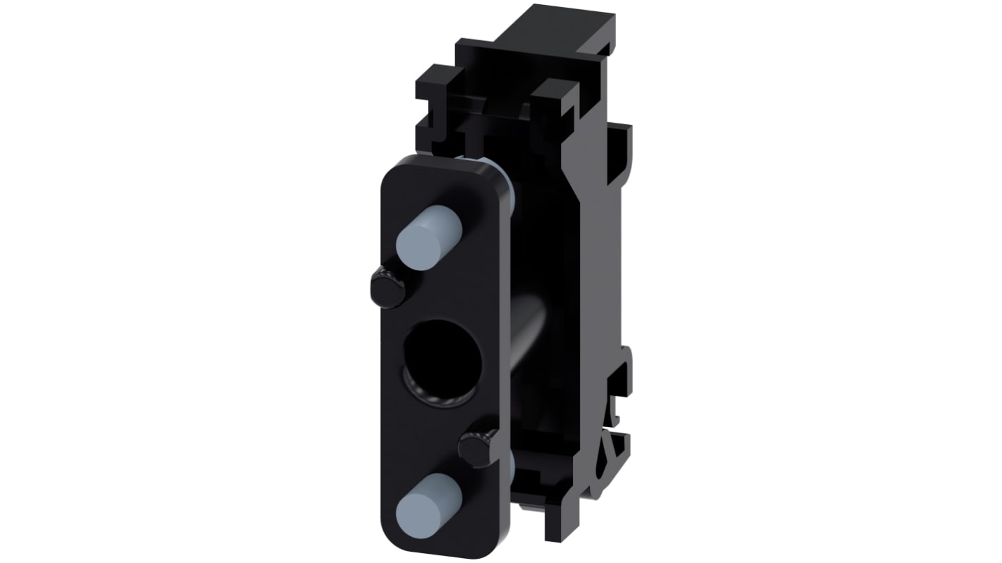Monitoraggio coperchio contenitore Siemens 3SU1900-0HM10-0AA0, installazione snap-on, resistente a polvere e oli.
