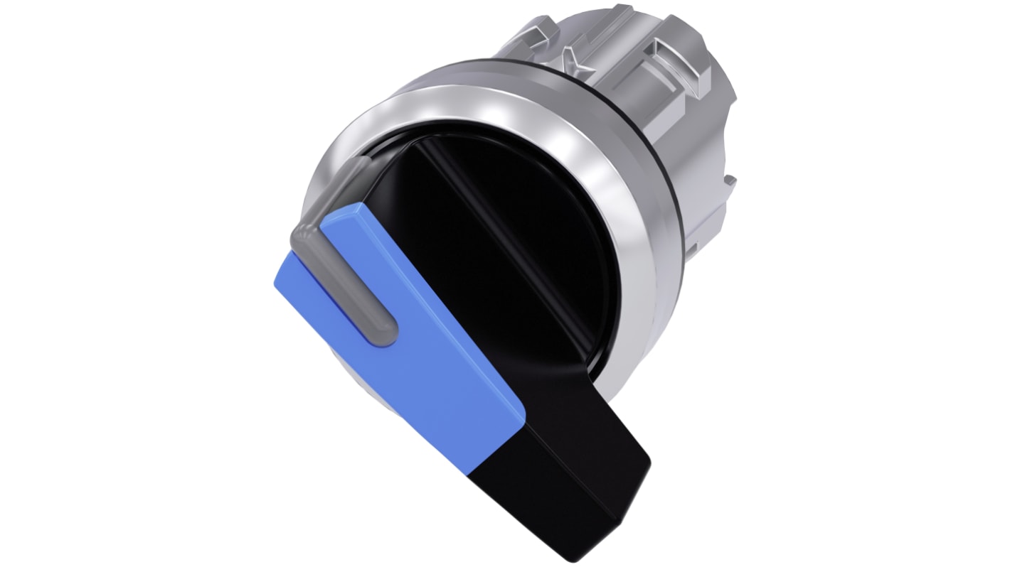 Selettore Siemens SIRIUS ACT, 2 posizioni, Ø 22mm, illuminato, montaggio senza attrezzi, grado di protezione IP66/IP67/IP69K.
