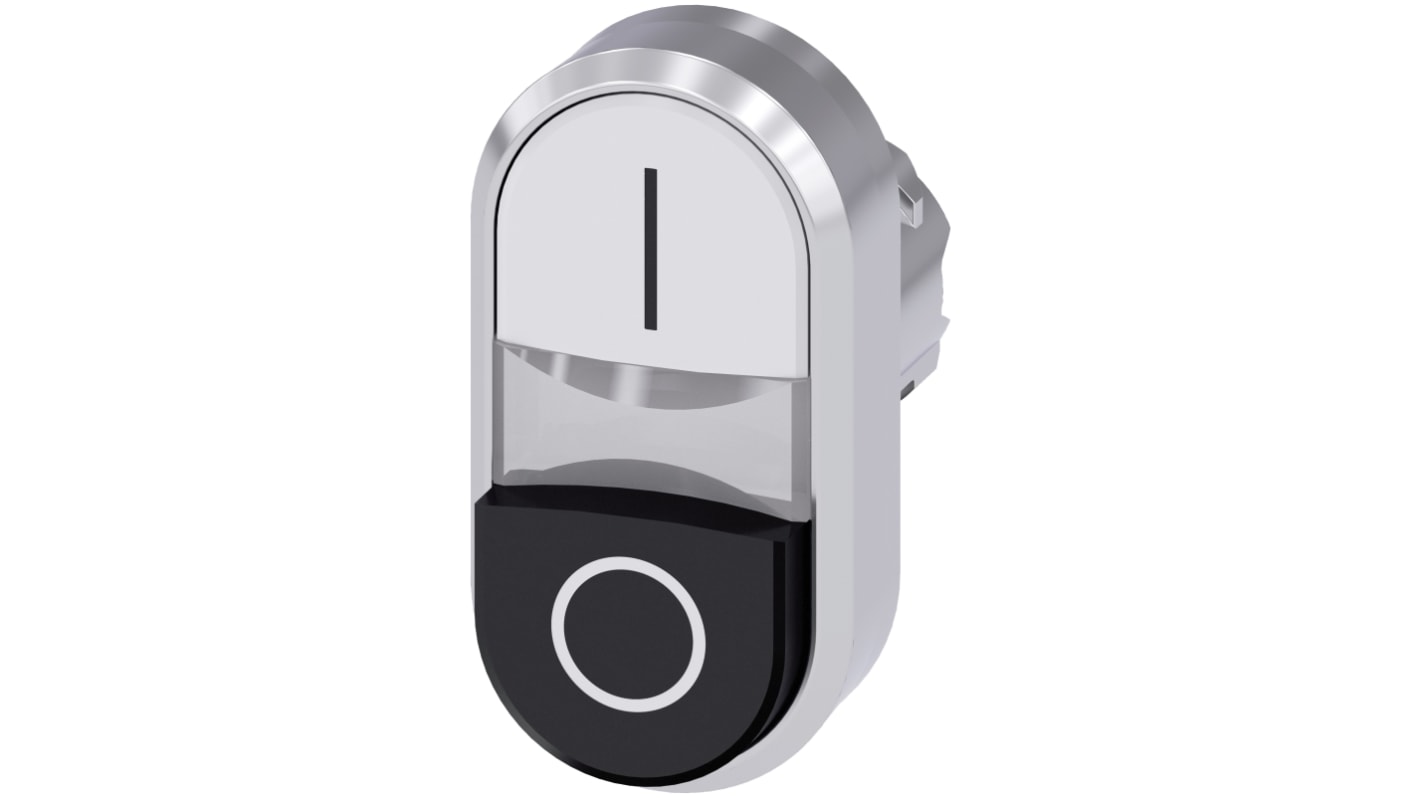 Attuatore pulsante instabile Siemens SIRIUS ACT, diametro foro 22mm, grado di protezione IP66/IP67/IP69K, installazione snap-on.