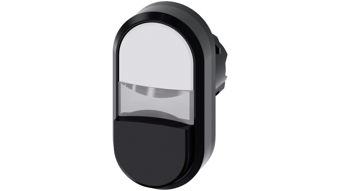 Attuatore pulsante instabile Siemens SIRIUS ACT, diametro foro 22 mm, protezione IP66/IP67/IP69K, montaggio snap-on.