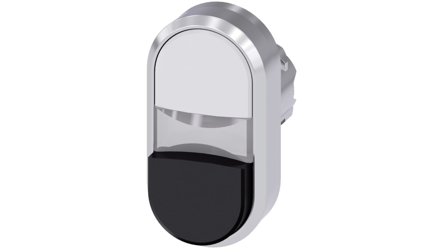Attuatore pulsante instabile Siemens SIRIUS ACT, diametro foro 22 mm, grado di protezione IP66/IP67/IP69K, installazione snap-on.