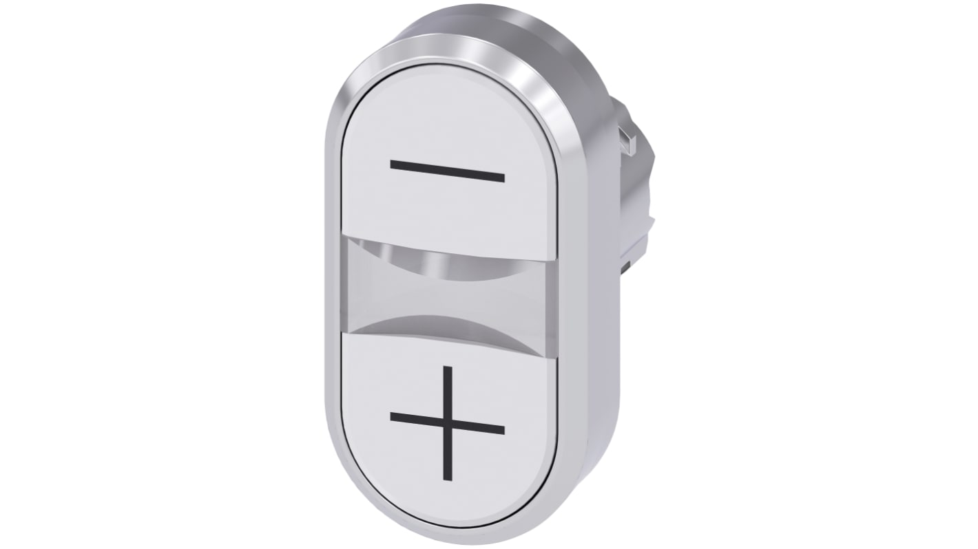 Attuatore pulsante instabile Siemens SIRIUS ACT, diametro foro 22 mm, protezione IP66/IP67/IP69K, montaggio snap-on.
