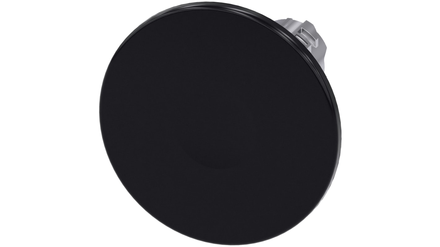Siemens attuatore pulsante instabile SIRIUS ACT, diametro 22mm, colore nero, protezione IP66/IP67/IP69K, montaggio snap-on.