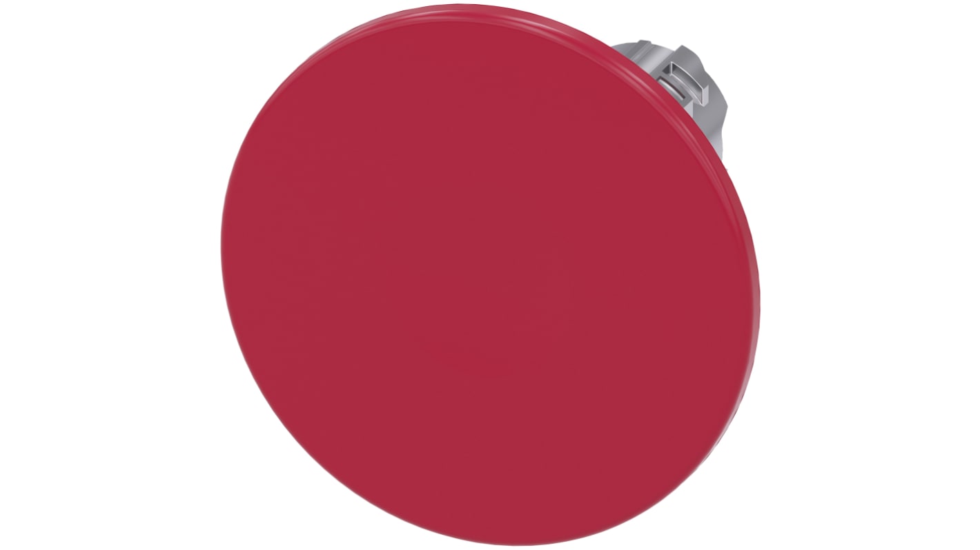 Attuatore pulsante instabile Siemens SIRIUS ACT, rosso, diametro 60mm, installazione snap-on, protezione IP66/IP67/IP69K.