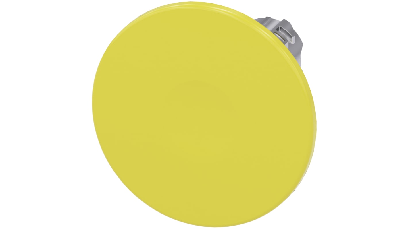 Attuatore pulsante instabile Siemens SIRIUS ACT, diametro 22mm, giallo, IP66/IP67/IP69K, montaggio snap-on, compatibile PROFINET.
