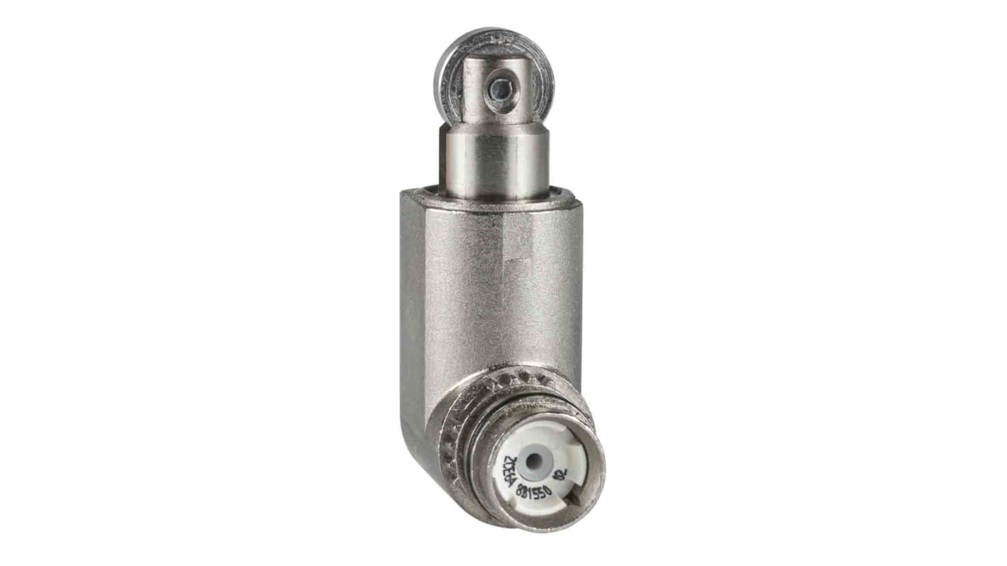 Interruttore di fine corsa Telemecanique Sensors ZCE64 con pistone a rotella laterale, per applicazioni industriali.