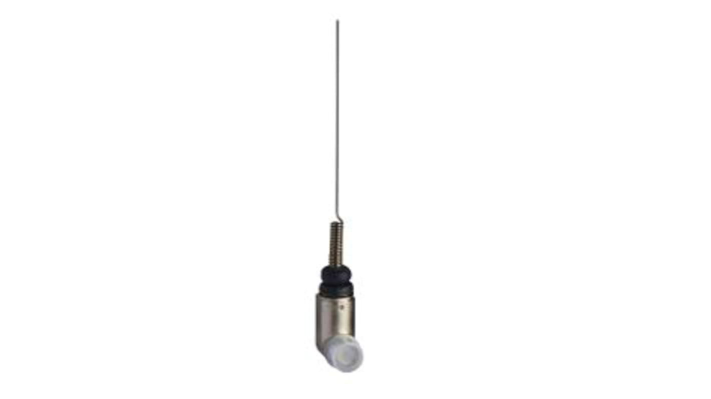 Interruttore di fine corsa Telemecanique Sensors ZCE67, con asta a molla laterale e protezione in nitrile, per applicazioni industriali.
