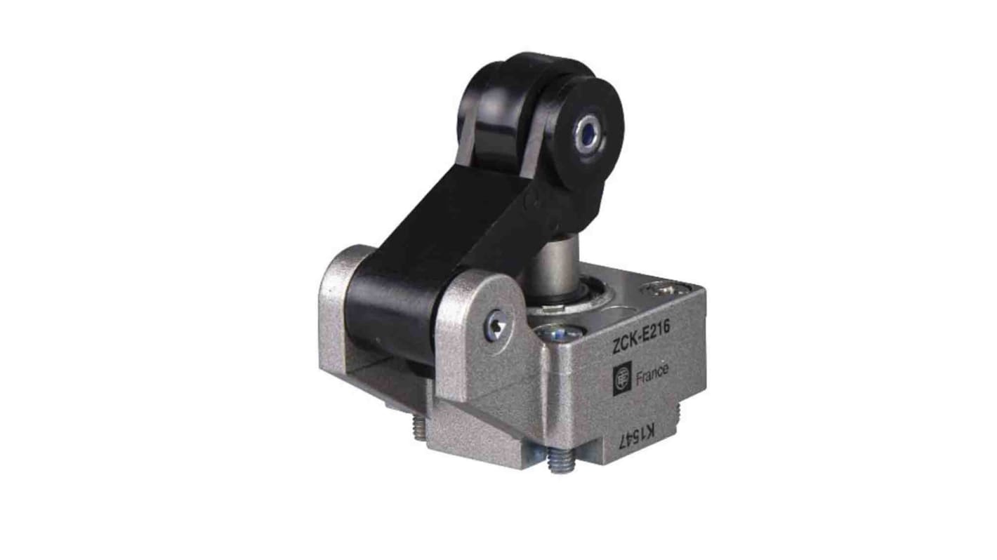 Testa Interruttore di Fine Corsa Telemecanique Sensors ZCKE236 - Leva Rotella Acciaio -40°C - Accessorio per XCKJ.