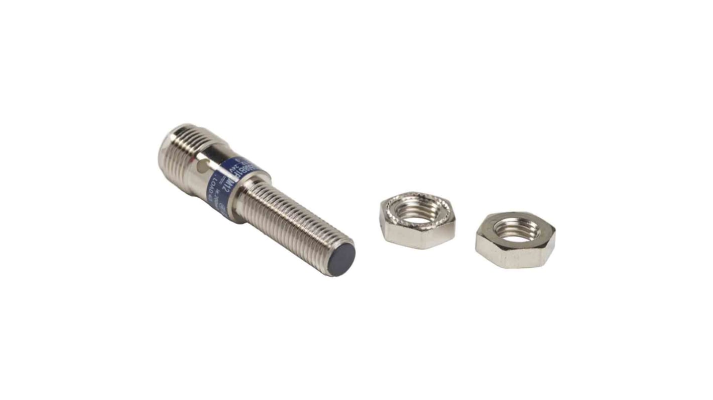 Sensore di prossimità induttivo Telemecanique XS508B1PAM12, PNP, M12 x 1, 1,5 mm, 12-24 V c.c. per applicazioni industriali.