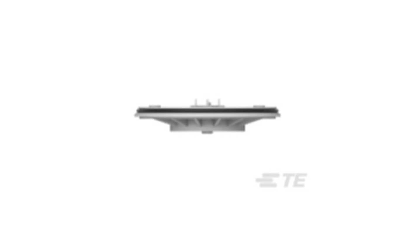 Connettore LED 4 poli TE Connectivity, montaggio PCB, corrente 5A, tensione 250V, alloggiamento grigio, sigillabile.