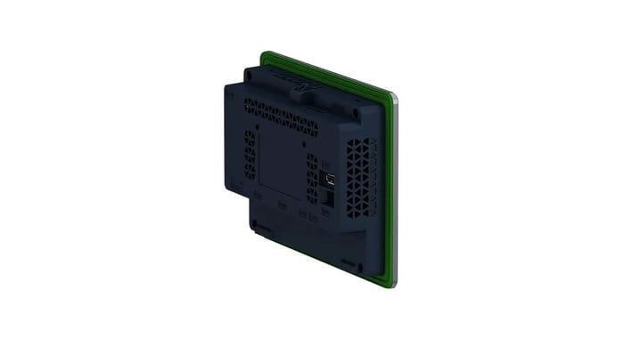 Schneider Electric HMISTW6400, display HMI touch screen 7", risoluzione 800 x 480, alimentazione 24 V c.c., IP65.
