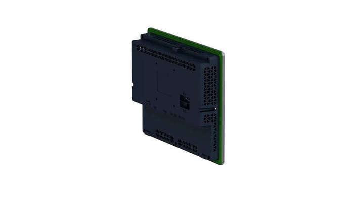 Schneider Electric HMISTW6600, display HMI touch screen 12" con risoluzione 1280 x 800, IP65, alimentazione 24 V.