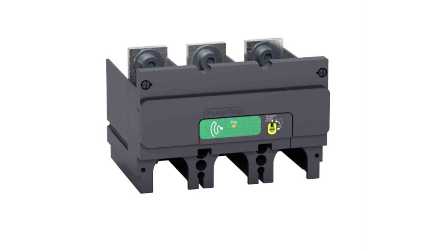 Sensore di energia wireless Schneider Electric, 630A, montaggio imbullonato, dimensioni 140mm x 110mm x 91mm.