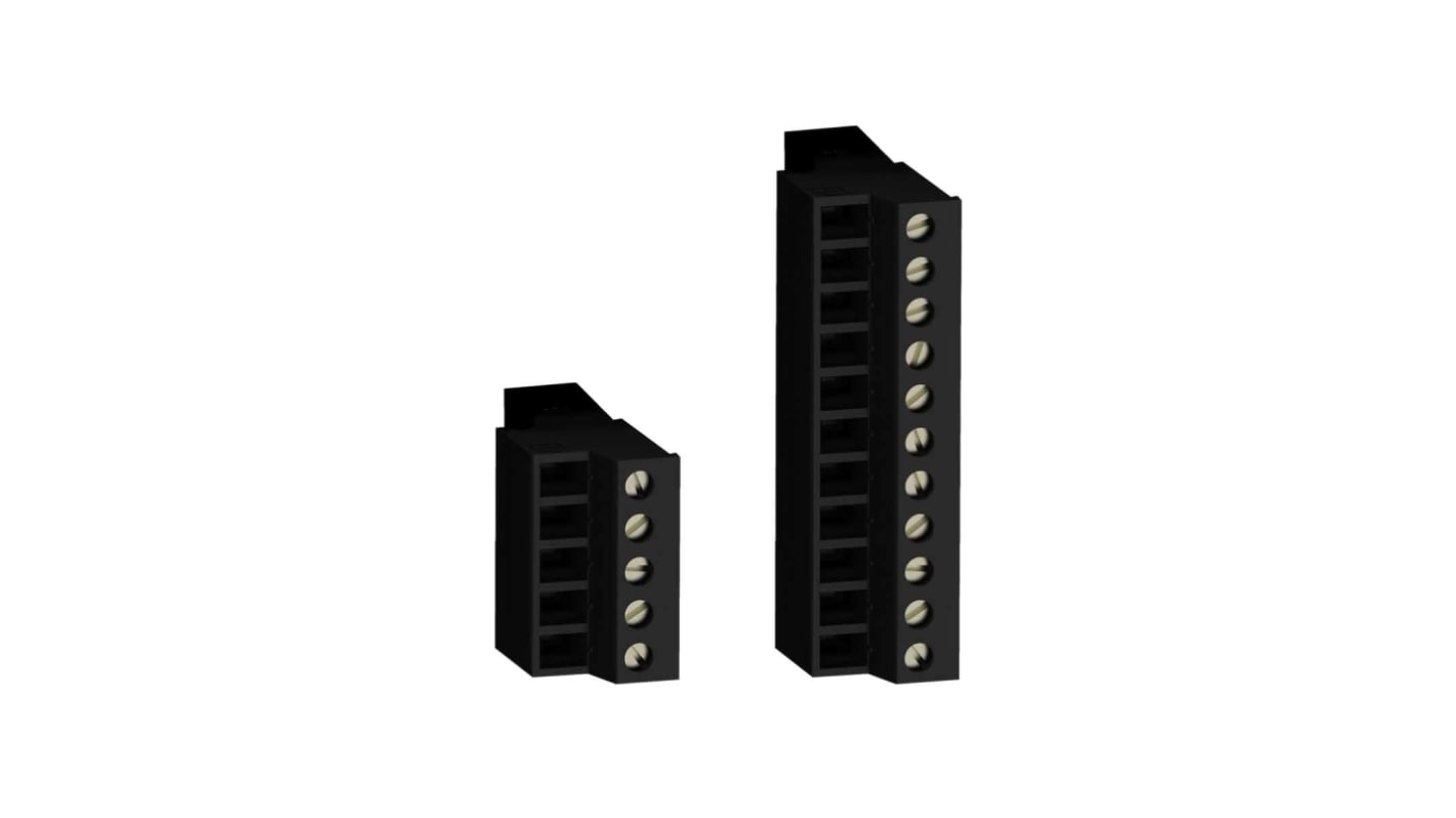 Zoccolo relè Schneider Electric TMA262SET8S per Controller M262, con 5 + 11 blocchi connettore rimovibili. Peso 0,03 kg.