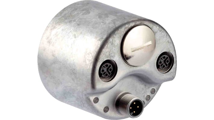 Encoder assoluto Sick AFM60A-S4IB018X12, 30 bit, uscita Ethernet IP, diametro albero 10 mm, grado di protezione IP65.