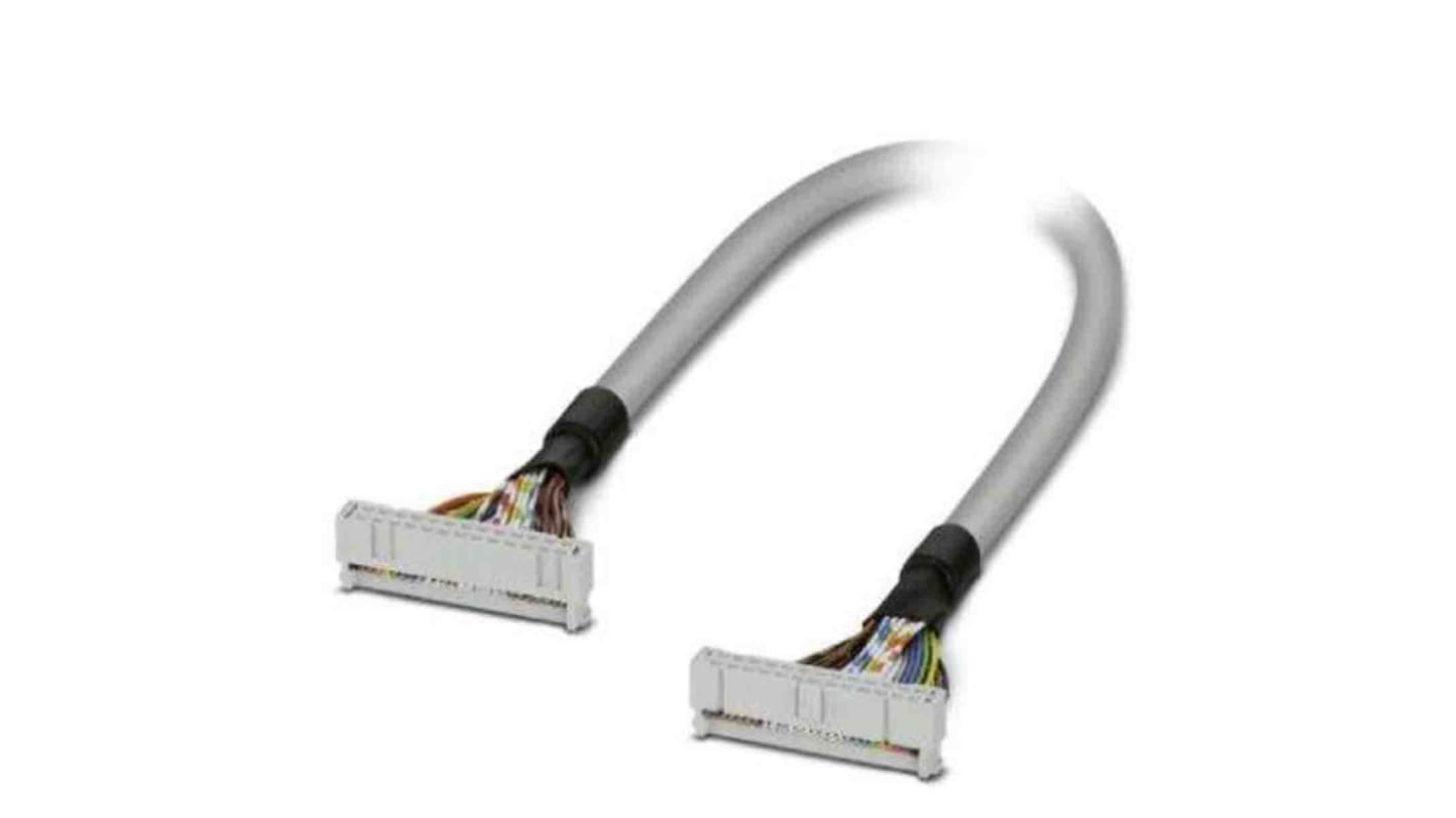 Set di cavi rotondi Phoenix FLK 1m -40°C a 70°C, passo 2,54mm per ControlLogix Allen-Bradley. Adatto a varie applicazioni industriali.