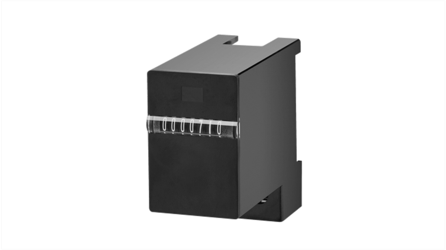 Contatore Kübler 1.132.101.056, 10 Hz, 7 cifre, montaggio su guida DIN, IP50, 230 V c.a., temperatura -10/+60 °C.