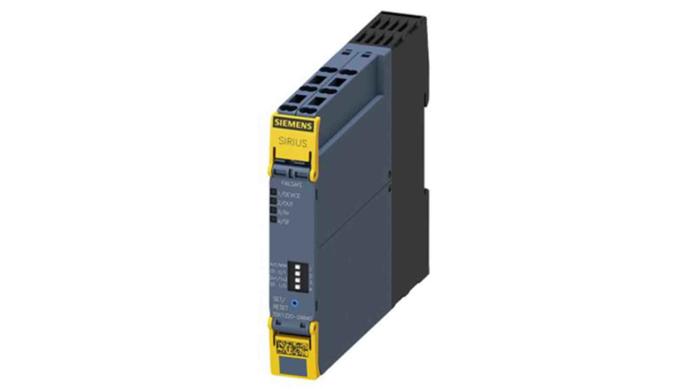 Avviatore soft-start Siemens 3RW5515-1HA14, 3 fasi, 5,5 kW, 480 V, corrente 25 A, grado di protezione IP00.