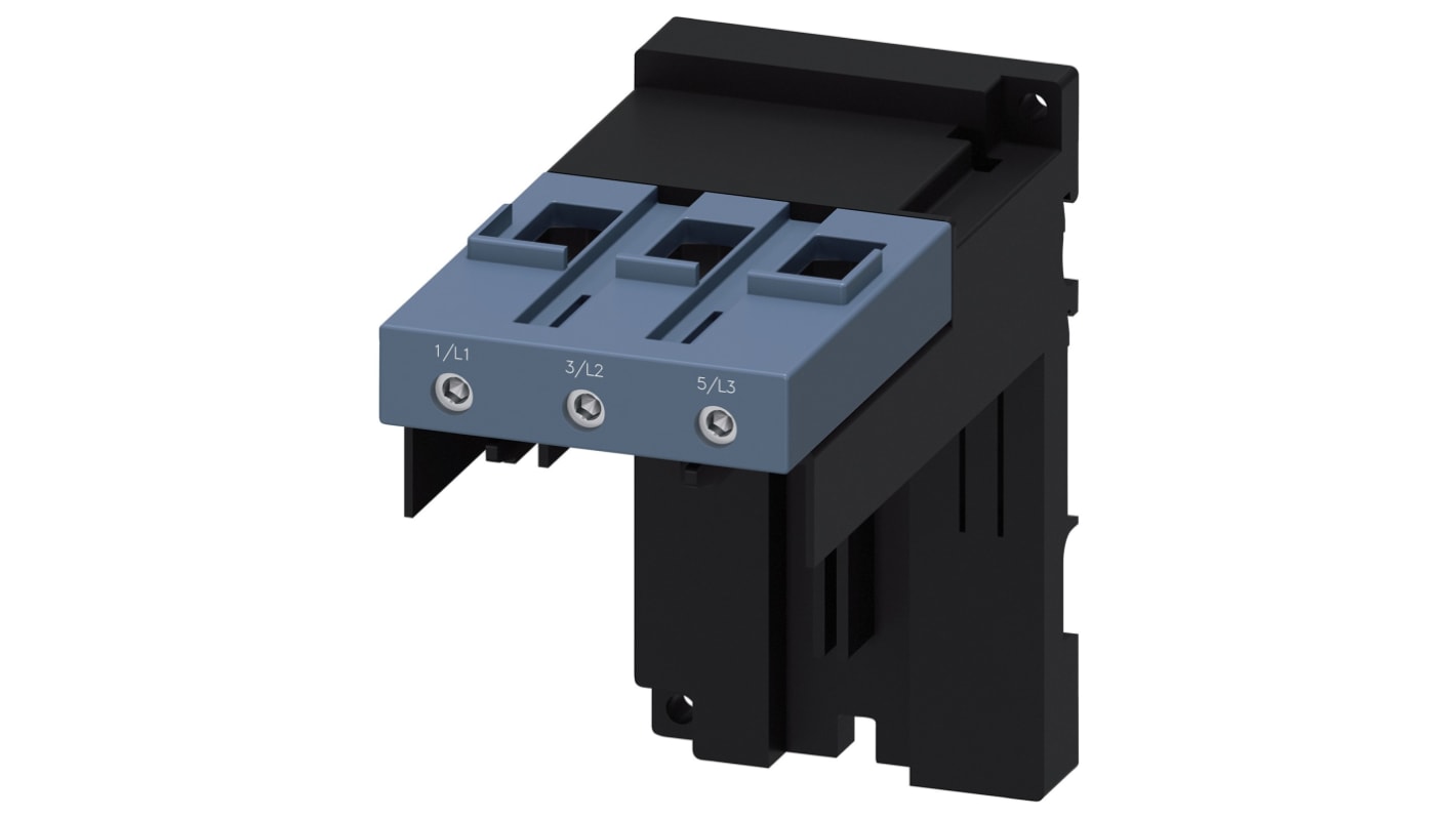 Supporto di montaggio Siemens 3RU2946-3AA01 per contattori 3RB30, 3RB31 e 3RU21, dimensione S3, temperatura da -50 a 80 °C.