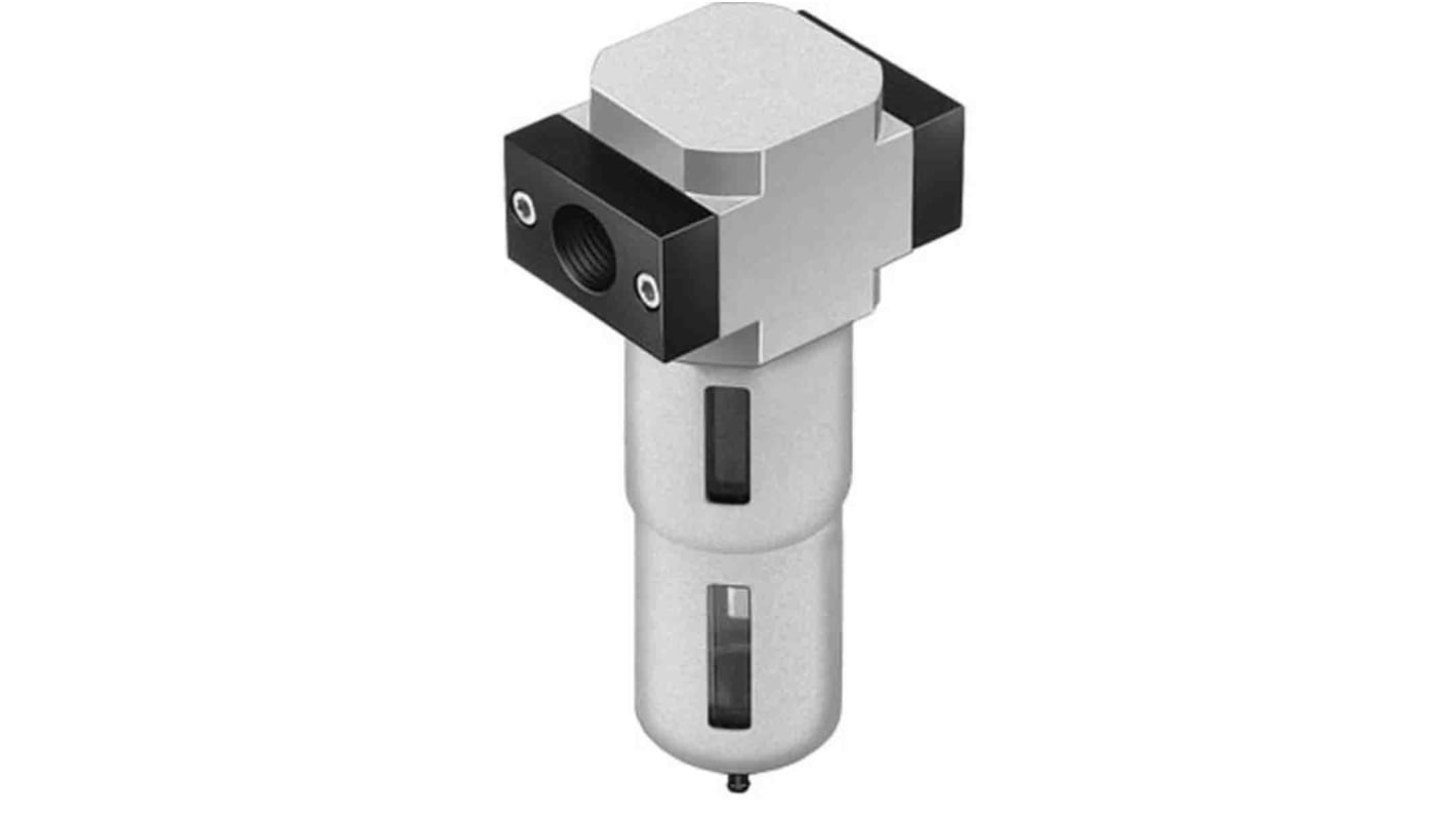 Filtro pneumatico automatico Festo LF-1/4-D-5M-MIDI-A, grado di filtrazione 5μm, portata 950L/min, attacco G 1/4.