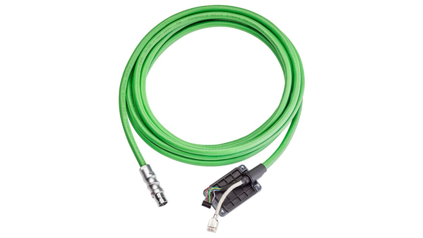 Cavo Siemens 6AV2181-5AF05-0AX0 per HMI KTPX00(F) Mobile, 5m, resistente da 0°C a 55°C, carico massimo 300N.