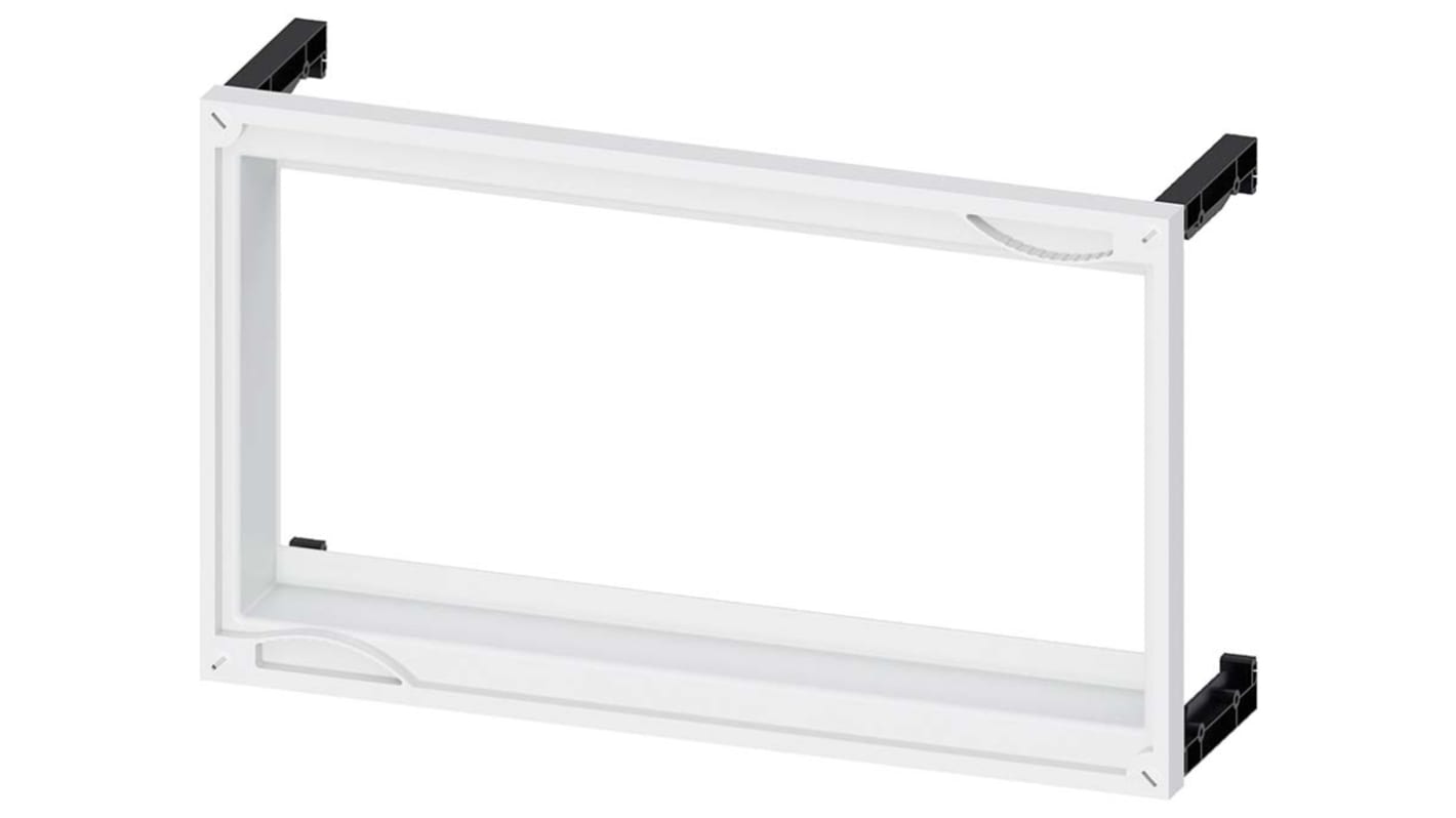 Barra di distribuzione Siemens Alpha 8GK4801-2KK23, montaggio su guida DIN, altezza 300 mm, peso 858 g, in plastica.