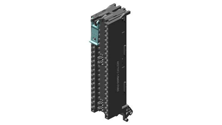 Connettore anteriore Siemens 6ES7592-1AM00-0XB0 per S7-1500, 130,5 x 29,8 mm - Serie SIMATIC. Collegamento fino a 40 cavi, comunicazione sicura.