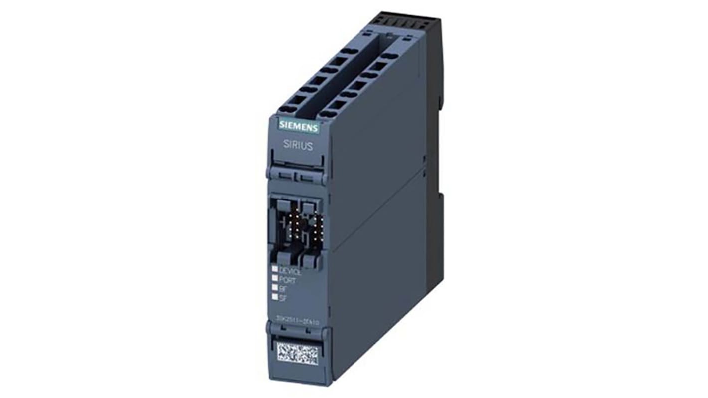 Modulo di espansione Siemens 3SK2511-2FA10 per relè di sicurezza 3SK2, interfaccia PROFINET, dimensioni 100 x 22,5 x 124,5 mm.