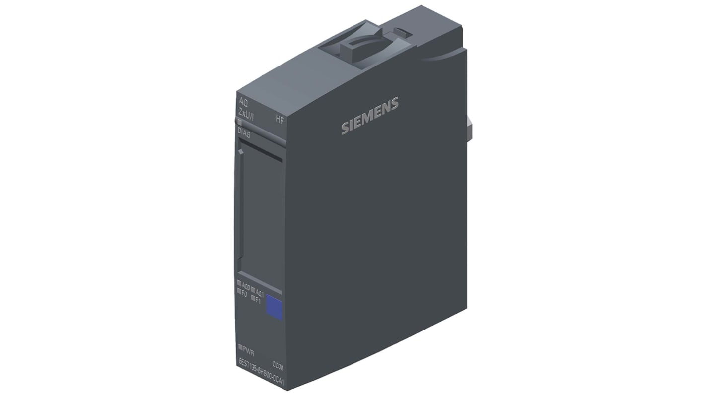 Modulo di uscita analogica Siemens 6ES7135-6HB00-0CA1 - Peso 31g, 24V c.c. - Serie SIMATIC - Ideale per sistemi HVAC e nastri trasportatori.