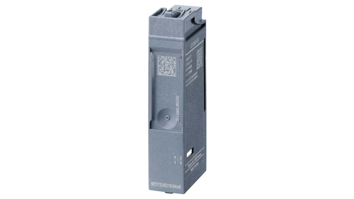 Coperchio Siemens 6ES7133-6CV15-1AM0 per protezione slot vuoti, dimensioni 15mm x 73mm x 35,3mm, compatibile con SIMATIC ET 200SP.