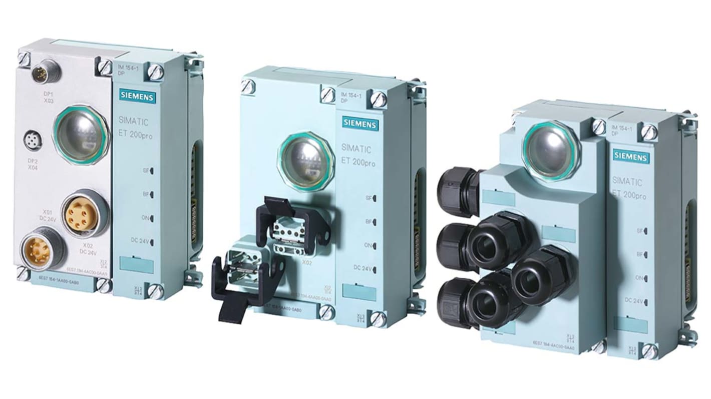 Modulo di espansione PLC Siemens 6ES7154-2AA01-0AB0 per ET 200 PRO, dimensioni 130 x 90 x 60 mm, interfaccia SIMATIC DP.