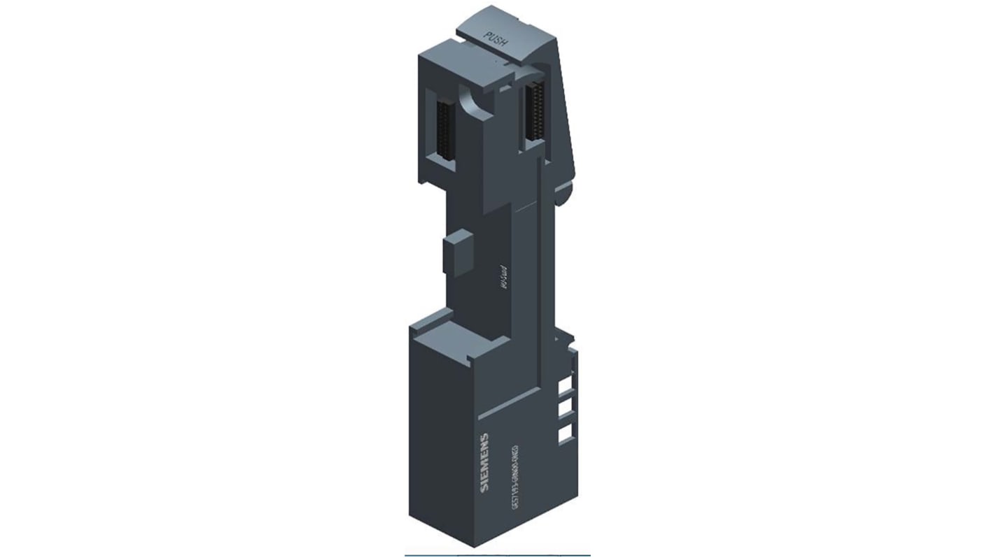 Modulo I/O Siemens 6ES7193-6BN00-0NE0 per ET 200SP, dimensioni 20x117x35mm, unità base per espansione stazioni.