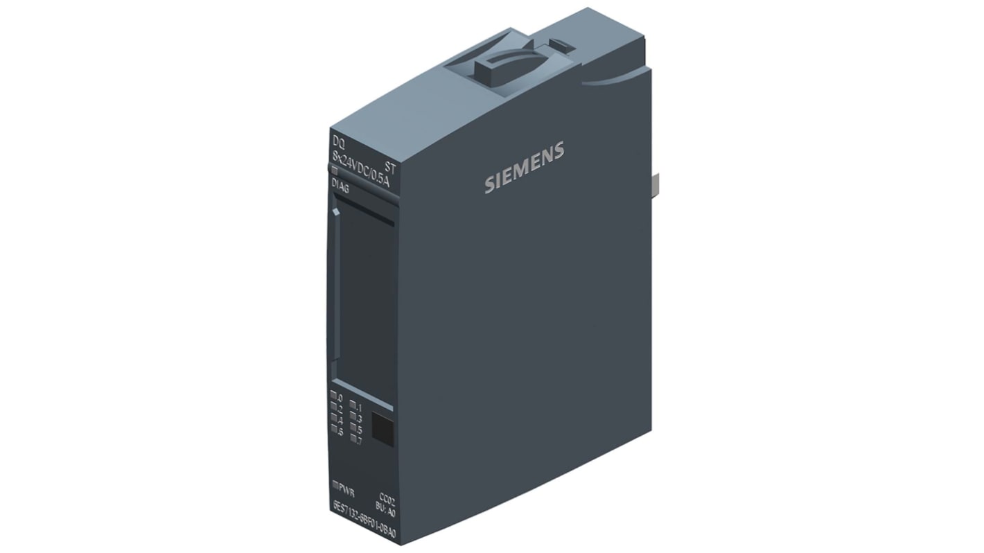 Modulo I/O PLC Siemens 1766 6ES7132-6BF01-0BA0, 8 uscite digitali, 24V c.c. - SIMATIC serie 1766 per gestione macchinari automatizzati.