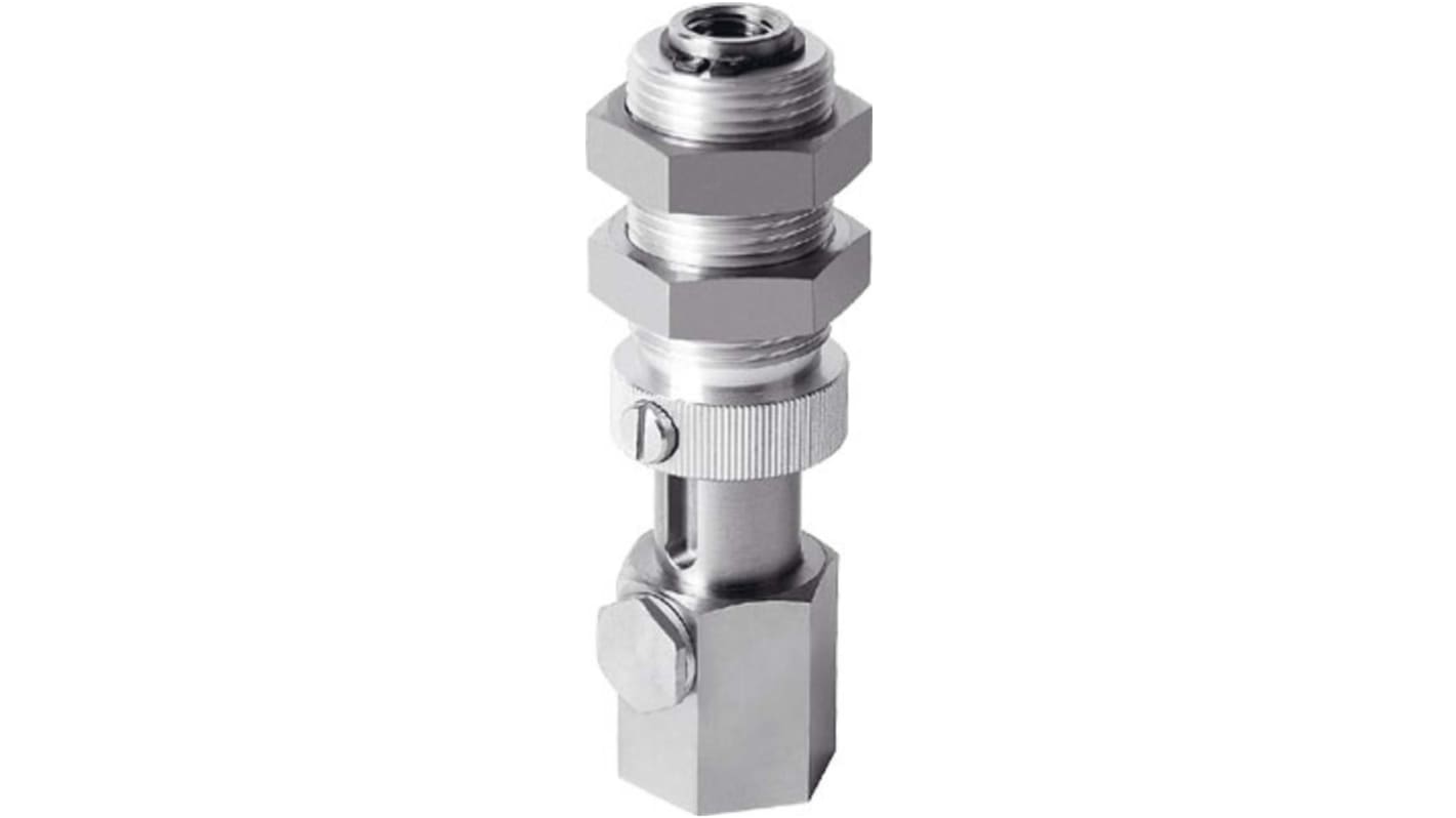 Ventosa Festo ESH-HCL-5-G in NBR, montaggio verticale, volume 7.234 cm3, raccordo filettato G M20 x 2, per aria atmosferica.