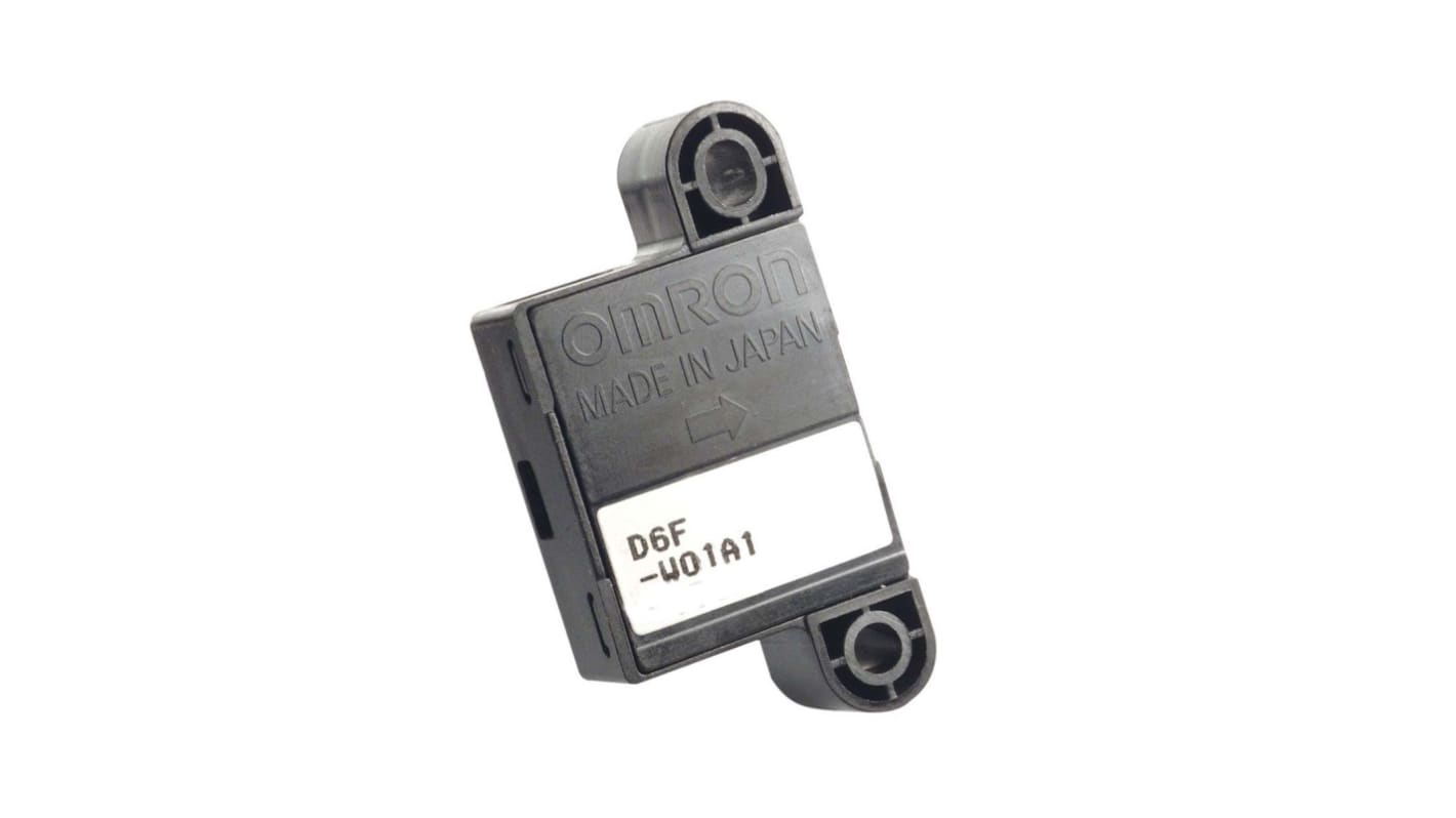 Sensore di flusso aria Omron D6F-W10A1, portata 1-10 l/min, alimentazione 10,8-26,4 V c.c., grado di protezione IP40.