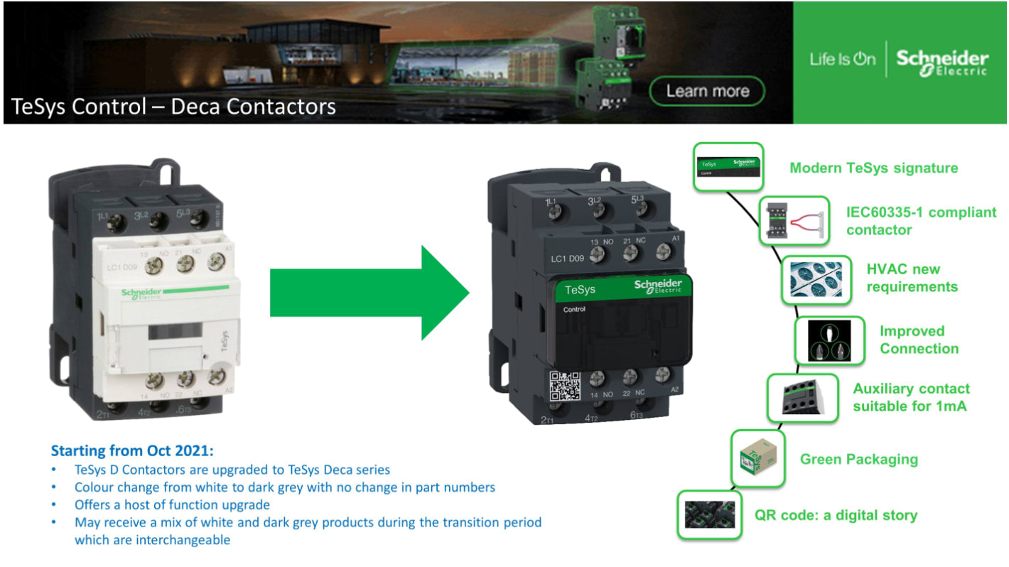 Schneider Electric - LAD4V3E Surge Protection Module, 24-48 V, Monophasic, Bi-Directional Technology, RoHS Compliant.