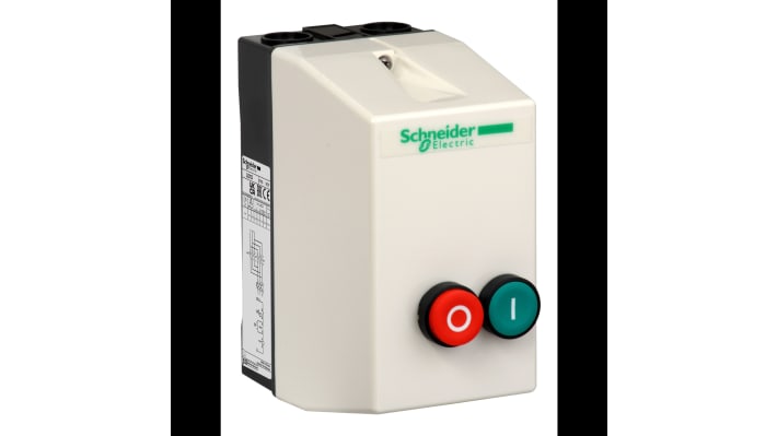 Starter DOL manuale Schneider Electric LE1D12Q7 per motori, 7.5 kW, 12 A, IP65, 3 fasi, 380 V AC.