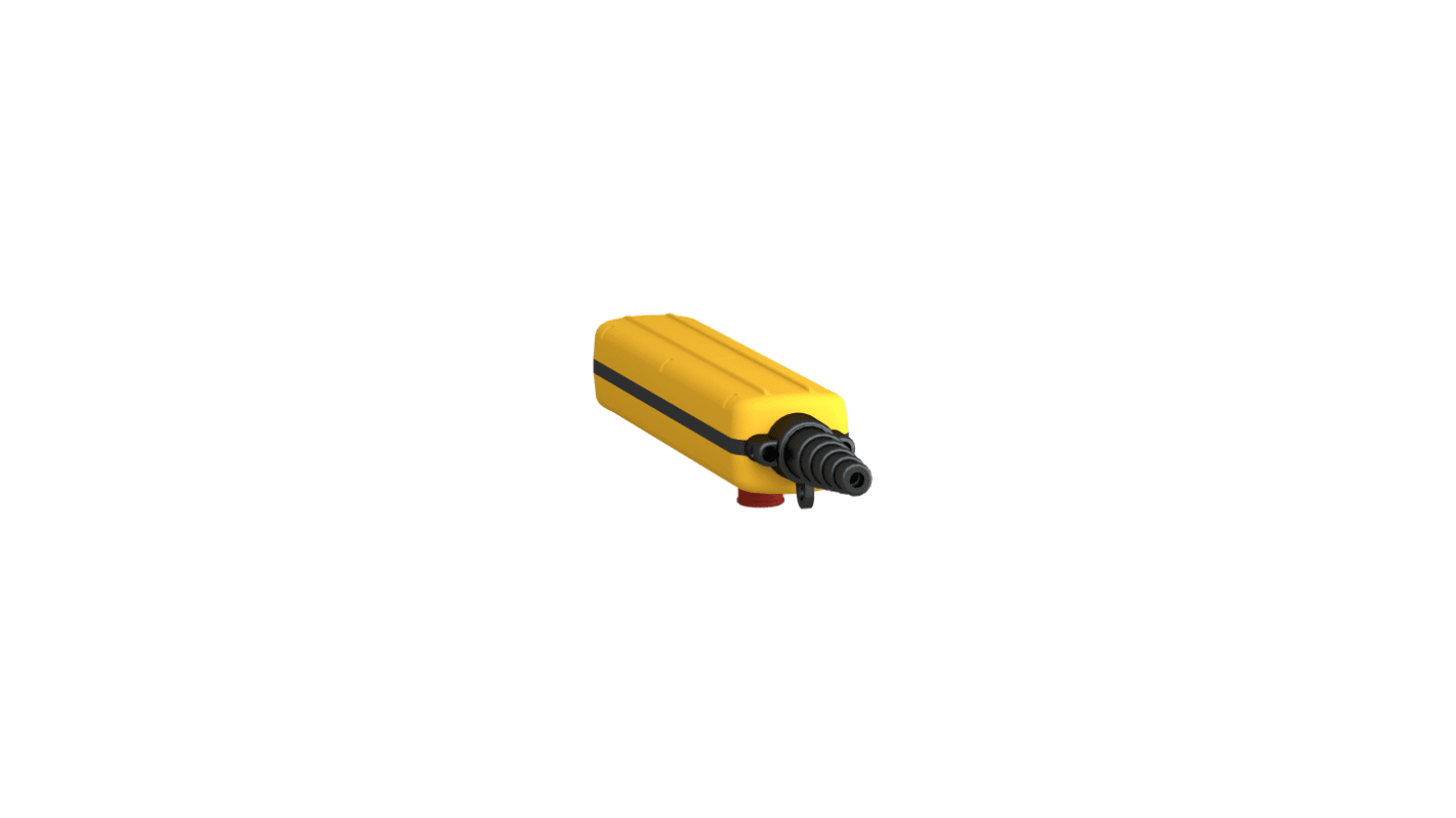 Stazione pensile a pulsante Schneider Electric XACA6813 con 6 pulsanti, incluso arresto di emergenza, protezione IP65.