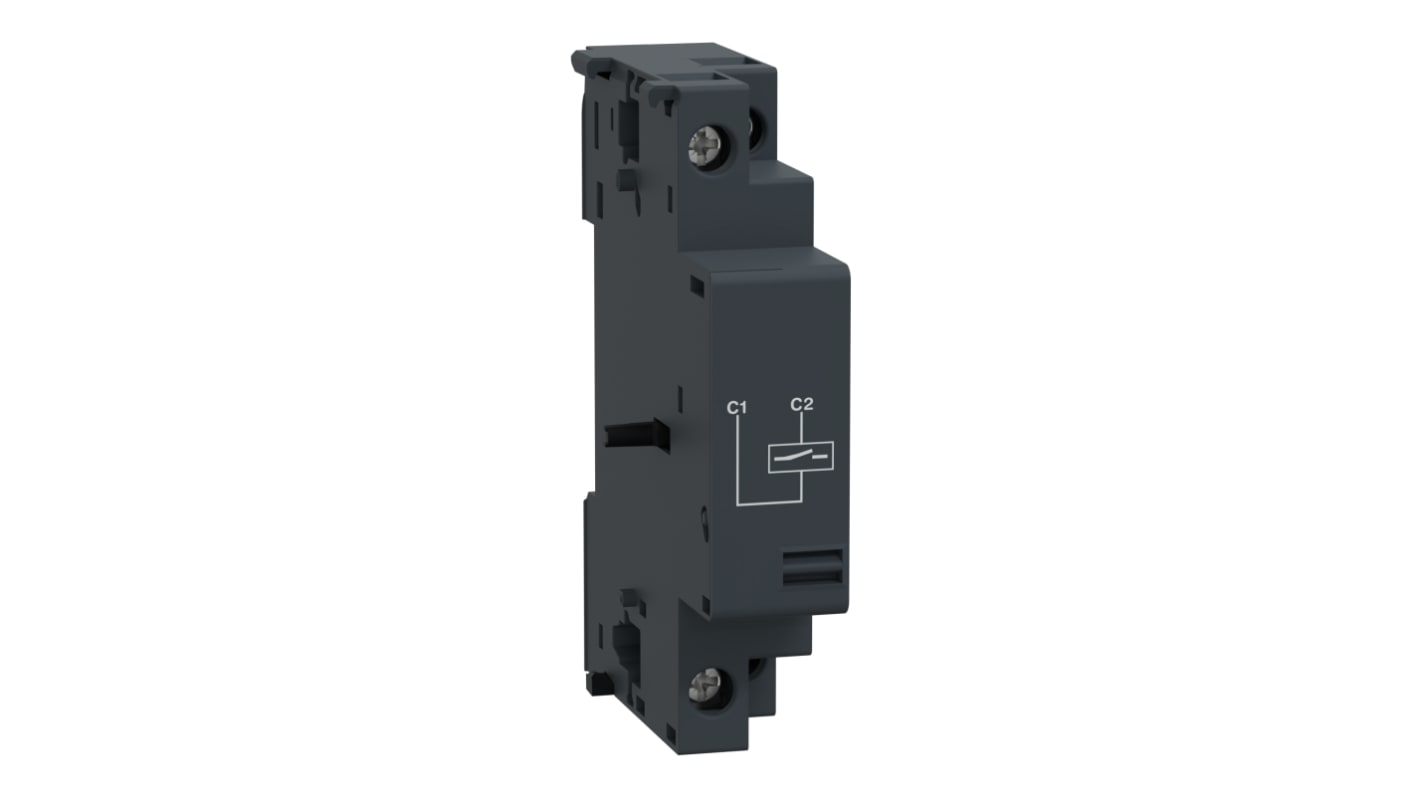 Contattore TeSys GVAS115 di Schneider Electric, rilascio shunt per GV2-GV3, alimentazione 110-115 V c.a., collegamenti a morsetti a vite.