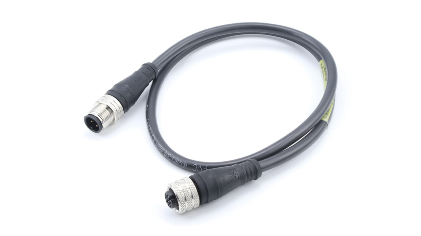 Cavo sensore/attuatore Molex 1200070476, 4 poli M12 (Maschio/Femmina) 10m PVC RoHS REACH - Ideale per applicazioni industriali.