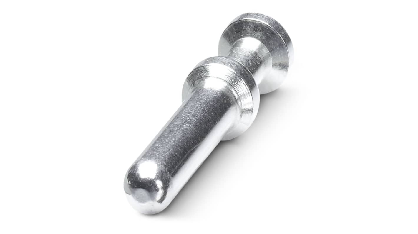 Contatto a crimpare maschio Phoenix Contact 1586198, in lega di rame placcato argento, per connettori di potenza. Montaggio su cavo.
