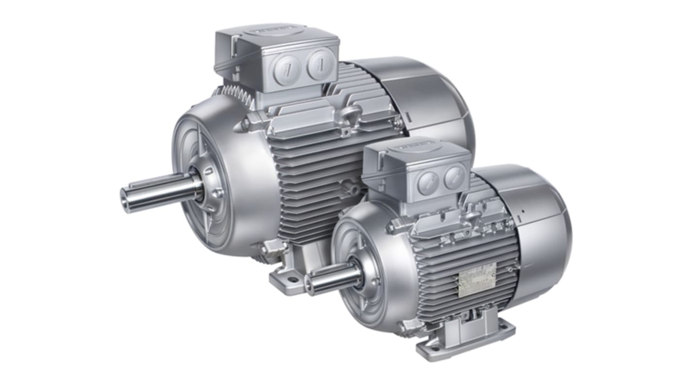Motore c.a. trifase Siemens 1LE1003-1CA03-4AA4, potenza 5,5 kW, montaggio a piede, rotore a gabbia, alta efficienza IE3.
