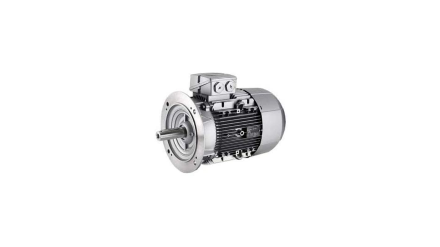 Motore c.a. trifase Siemens 1LE1003-1CB03-4FA4, potenza 5,5 kW, montaggio a flangia, rotore a gabbia, alta efficienza IE3.