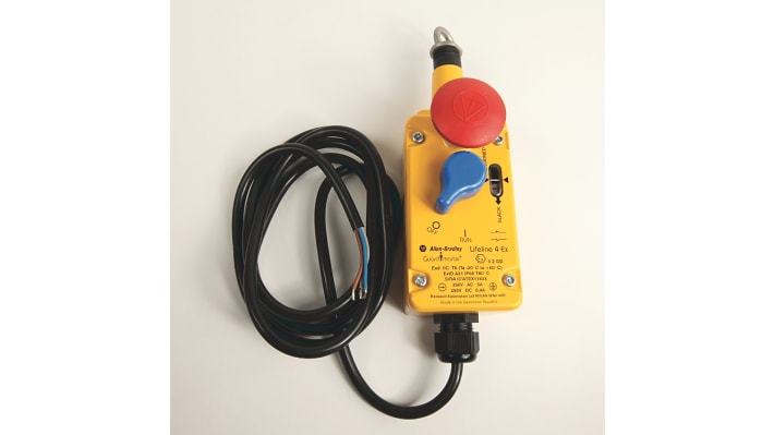 Interruttore a fune Allen Bradley Guardmaster 440E-H13046, configurazione NO/NC, montaggio Diritto, protezione IP66, dimensioni 229.5 x 69 x 85 mm.