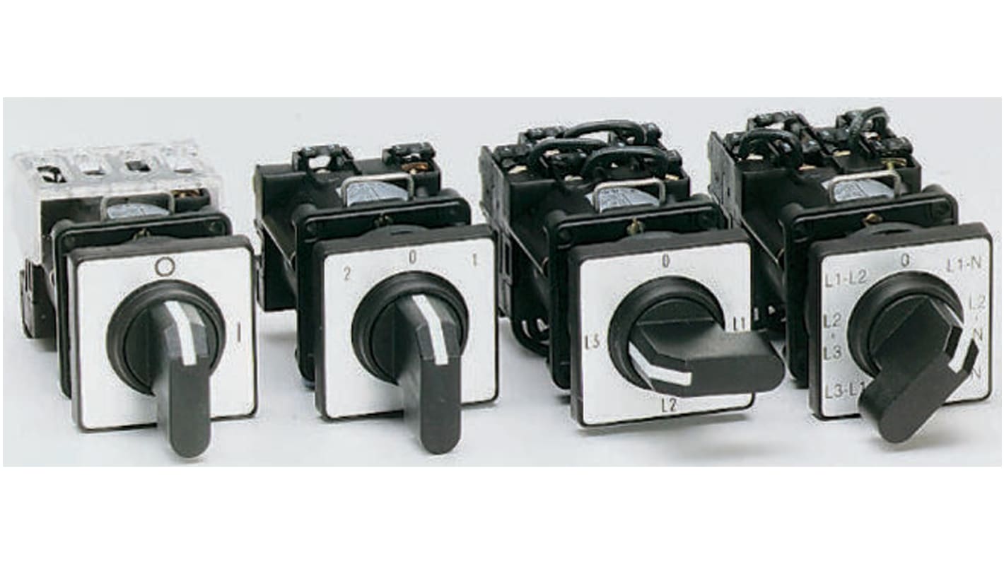 Interruttore a camma monopolare Schneider Electric Harmony K, modello K1B011UCH, 5,6A, IP65, dimensioni 78 x 45 x 100.5 mm.